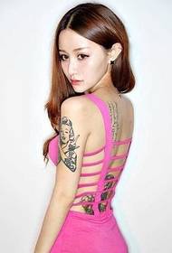 personal beauty Monroe arm tattoo pattern