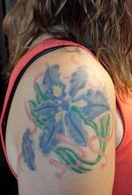 Imodeli ye tattoo enqabileyo ye-orchid