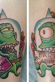 Funny animated series tattoo