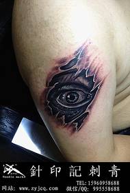 3D realistic eye tattoo