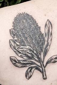Tatuaj personalizat clasic de plante