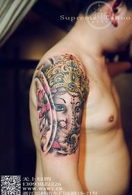 Lielas rokas tetovējums, piemēram, dieva tetovējums