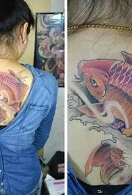 Классическая татуировка кальмара