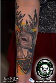 Akapenda deer ngirozi eye yeziso tattoo maitiro