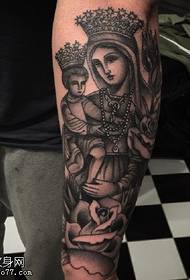 Modello classico del tatuaggio della dea