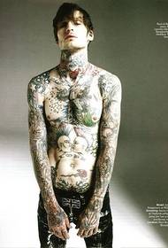 ジョナサン・クロップマンのタトゥー写真