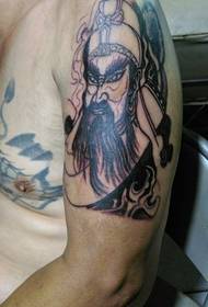 Tatuagem de retrato de braço Tatuagem de coxa