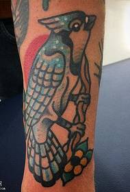 Modello di tatuaggio pappagallo braccio
