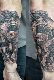 Tatuaggio alternativo elvin yong arm tattoo