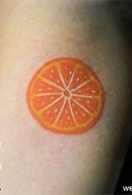 Това наистина е оранжев модел о татуировка