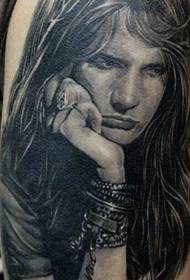 Portrét portrét rameno rameno tetování