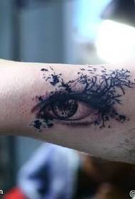 Pola tattoo 3D realistis