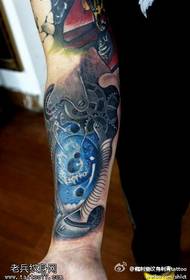 Arm exoskeleton plan zitsulo zida tattoo