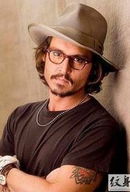 El hermoso tatuaje de Jack Captain Johnny Depp