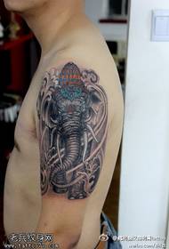 Midabka gacan-qabsiga sida hannaanka tattoo tattoo