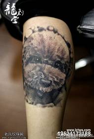 Cute Dog Teddy Tattoo Muster