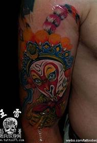 Tatouages colorés et colorés