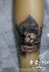 Gudrs, gudrs kaķu tetovējums