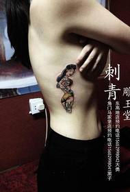 Рука тетоважа једнорог тетоважа на прсима