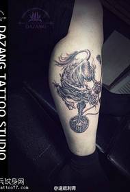 Mtindo wa tatoo la mtindo wa Kichina