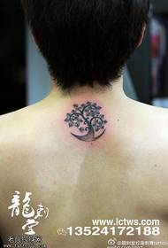 Back tree of life tattoo