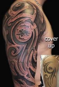 Stereo 3d totem tattoo