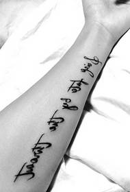 Osobnost dopis paže tetování