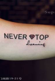 Personalidade do brazo, tatuaxe inglesa