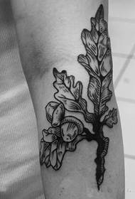Personlighet kreativ grå tatuering