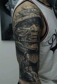 Braccio, tatuaggio, tatuaggio