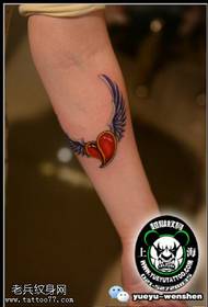 Bèl zèl renmen Modèl Tattoo