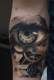 3д реалистична тетоважа за очи