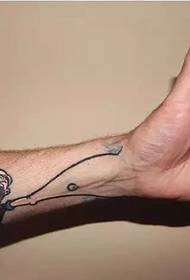 Nieuwe creatieve arm tattoo show