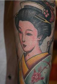 Bild för tatuering för skönhet för manarmdräkt