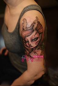 Image de tatouage de bras elf de bras de cerf