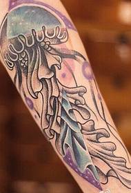 Личность рука мода цвет татуировки медузы картина картина