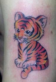 Personality fashion arm tiger tattoo pattern picture