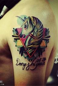 Arm rine mavara matatu matatu unicorn tattoo pikicha