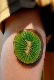 Kiwi tatuaje ereduaren irudi freskagarria