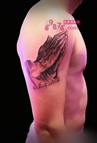 Batang bukton nga panalanginan nga litrato sa tattoo sa litrato