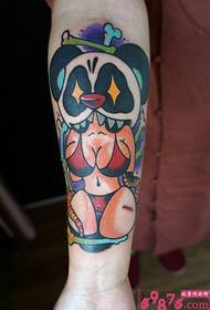 Gambar tato kecantikan panda kecantikan lengan
