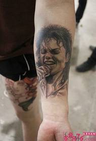 Star avatar jackson arm tattoo foto