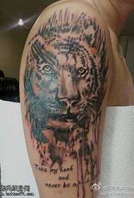Weifeng leopard tattoo pattern