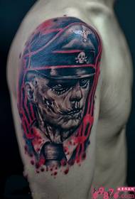 Američki zombi nacistička tetovaža na domaćim rukama