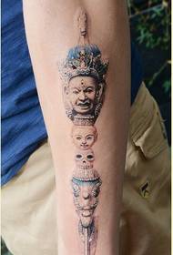 Personalità braccio moda diamante 杵 foto modello tatuaggio