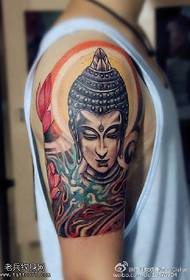 Pola tato sirah Arm Buddha