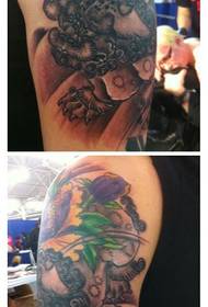 ຮູບແບບ tattoo ຊ້າງທີ່ ໜ້າ ຮັກ