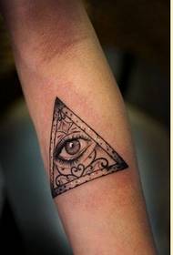 Stylish arm personality, good-looking all-eye eye tattoo pattern picture