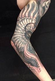 Switserland Rob Kass Flower Arm Tattoos