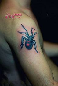 Mukomana ruoko spider hunhu tattoo mufananidzo